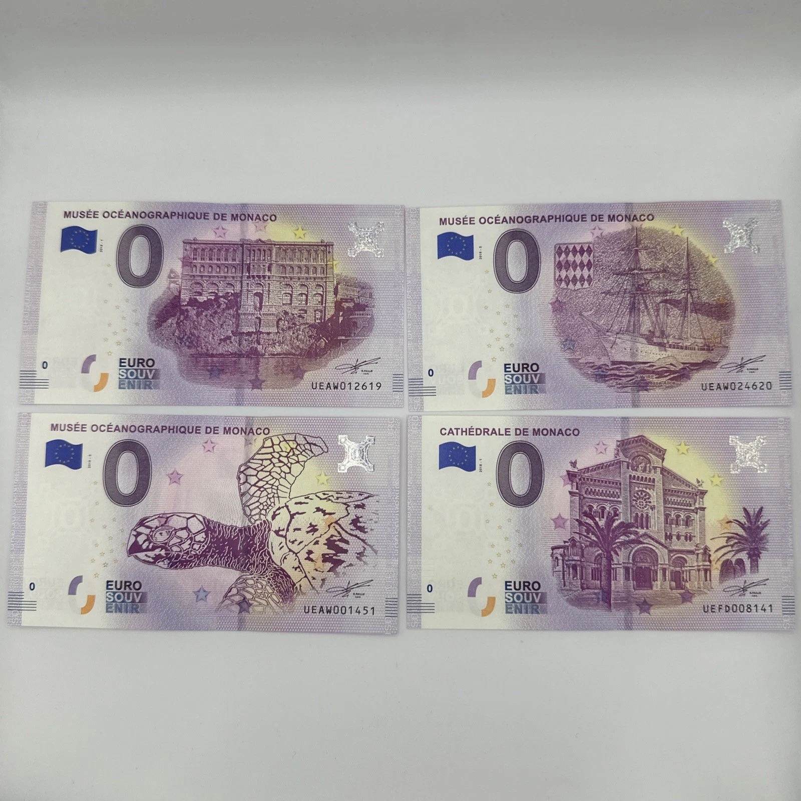 Billet Zéro 0 € Euro Touristique / Souvenir 2018