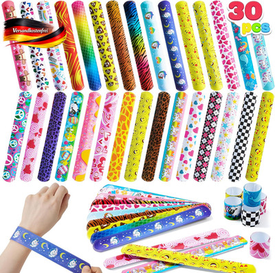 JOYIN 30 Pcs Slap Armbänder, Kleine Mitbringsel Für Kinder, Party Mitgebsel Kind