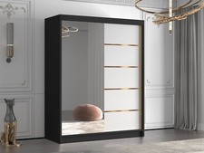 Schiebetürenschrank Beriter III Kleiderschrank mit Spiegel Garderobenschrank