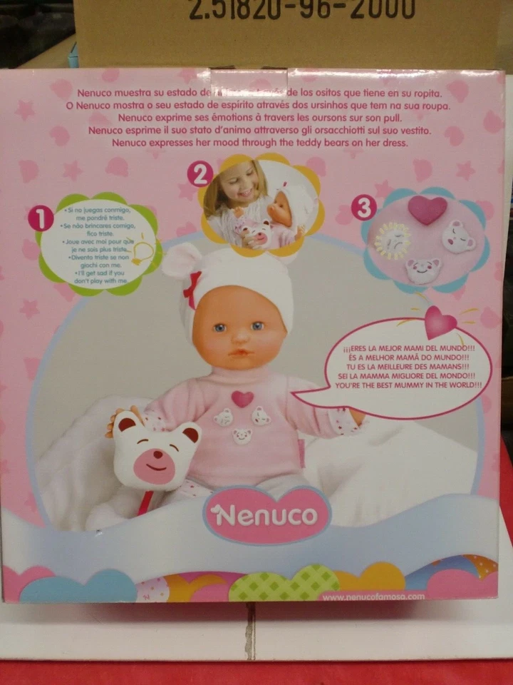 NENUCO bambola PIU' GIOCHI CON ME PIU' TI VOGLIO BENE INTERAT. - FAMOSA 7013105 - Imagen 2 de 2