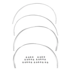 1980~1990 Impala Caprice Wheel Opening Moldings 4 PCS Set Front+Rear+Right+Left