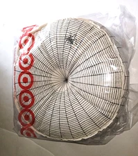 12” Round Tangled Web Spider John Derian For Target Cream Pillow Spiderweb New