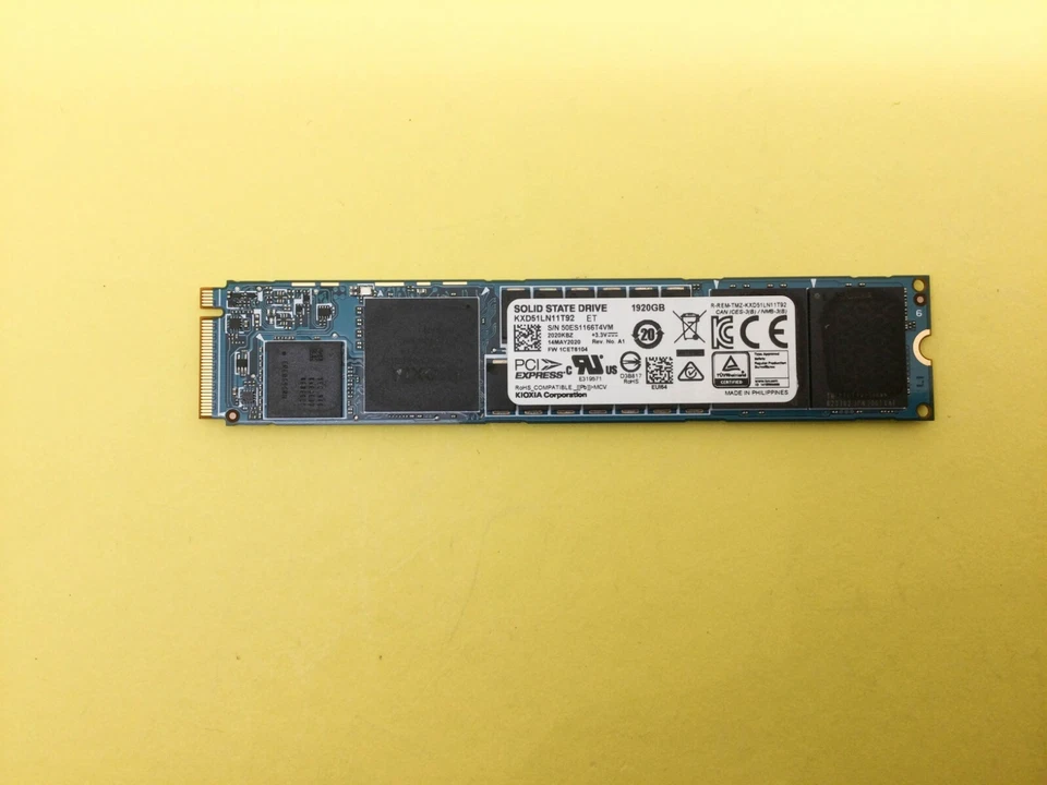 Kioxia XD5 1.92TB 1920GB PCIe Gen3 x4 NVMe M.2 22110 SSD KXD51LN11T92 New - Image 2 of 4