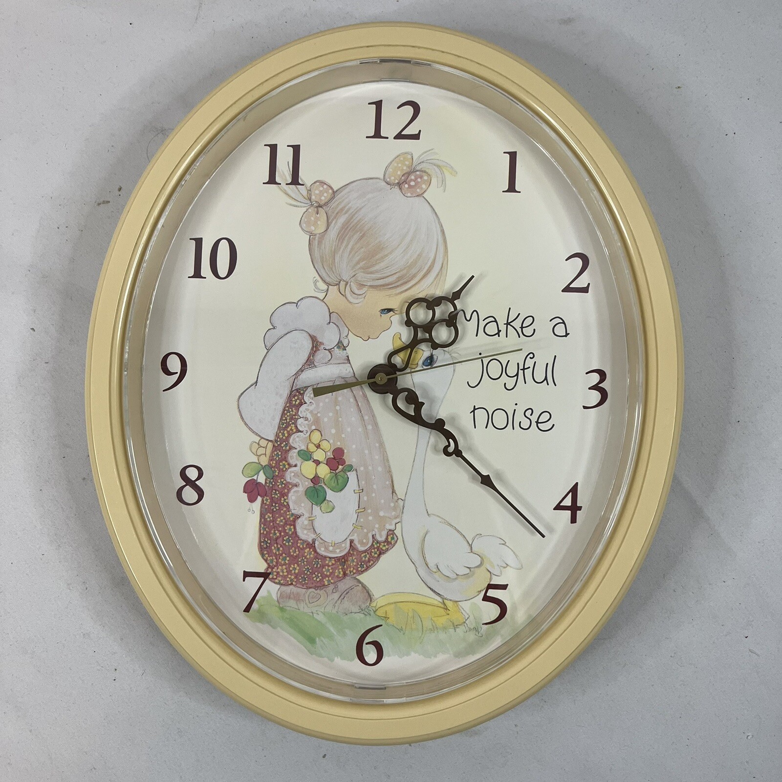 Precious Moments Seth Thomas Wall Clock Joyful Noise 6113
