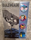 THREE DC Comics Rare 1989 Batman Pinback Button Collection Set #1 & #2 Bob Kane — photo 1