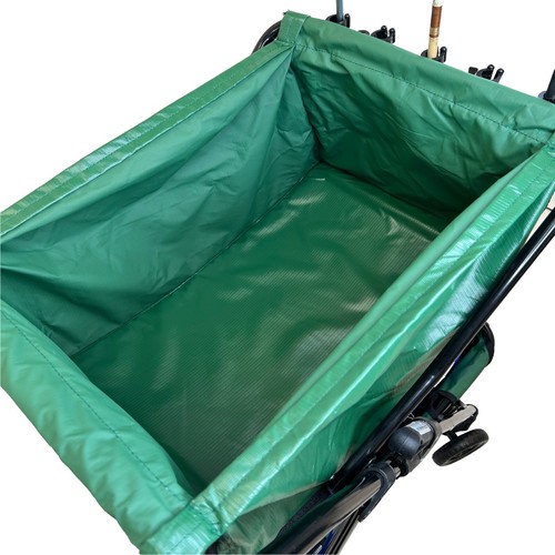 Fishing Cart Wagon - Holds 5 Fishing Poles – LARGE Air Wheels – Cooler Platform - Picture 8 of 9