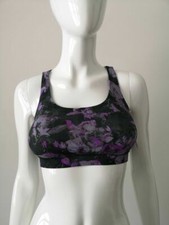 NWT LULULEMON All Sport Energy Bra 6 Luxtreme Fabric B/C Cup FSFM Purple Black