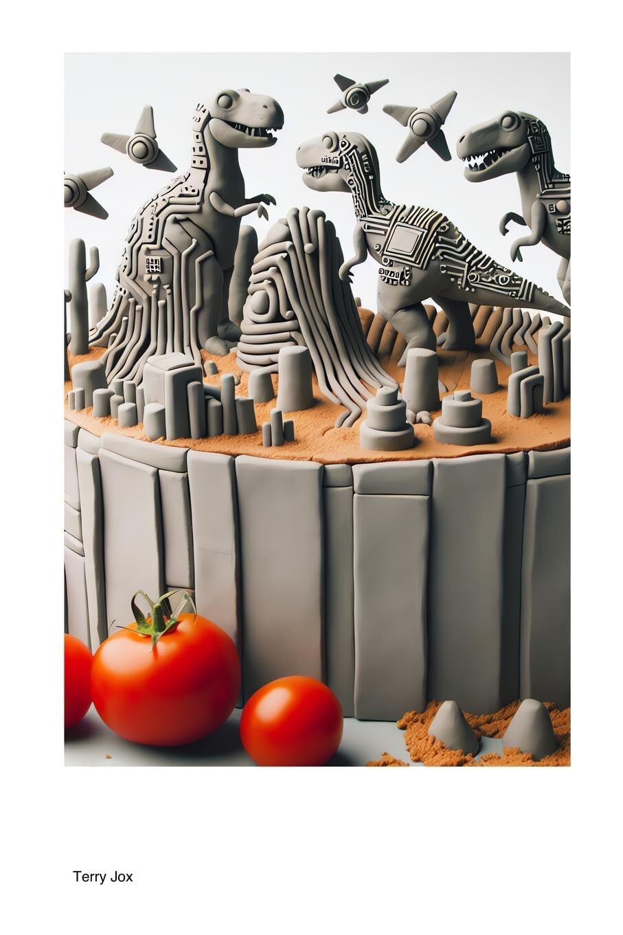 Jox, Terry The Hidden World Of Digital Dinosaurs And Tomatoes Book NUOVO