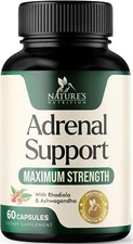 Adrenal Support Supplement 1300mg Natural Stress Relief & Cortisol Manager Pills