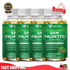 Saw Palmetto 500mg - Premium Prostate Health Support Supplement for Men  Women