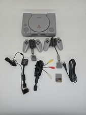 Sony PlayStation 1 PS1 SCPH5501 Console System Bundle -Tested and Works
