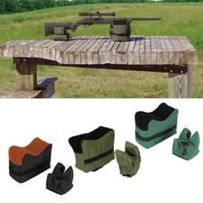 Shooting Range Sand Bag Set Rifle Gun Bench Rest Stand Front Rear Hunt Shooting