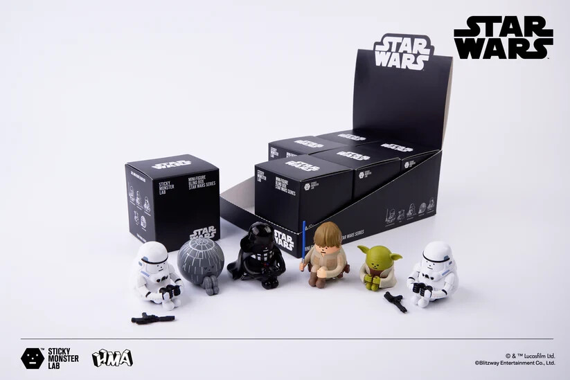 STAR WARS SML MINI-FIGURE BLIND BOX 6個入り SML x Star Wars Mini-Figure Blind Box Series – Full Set of 6