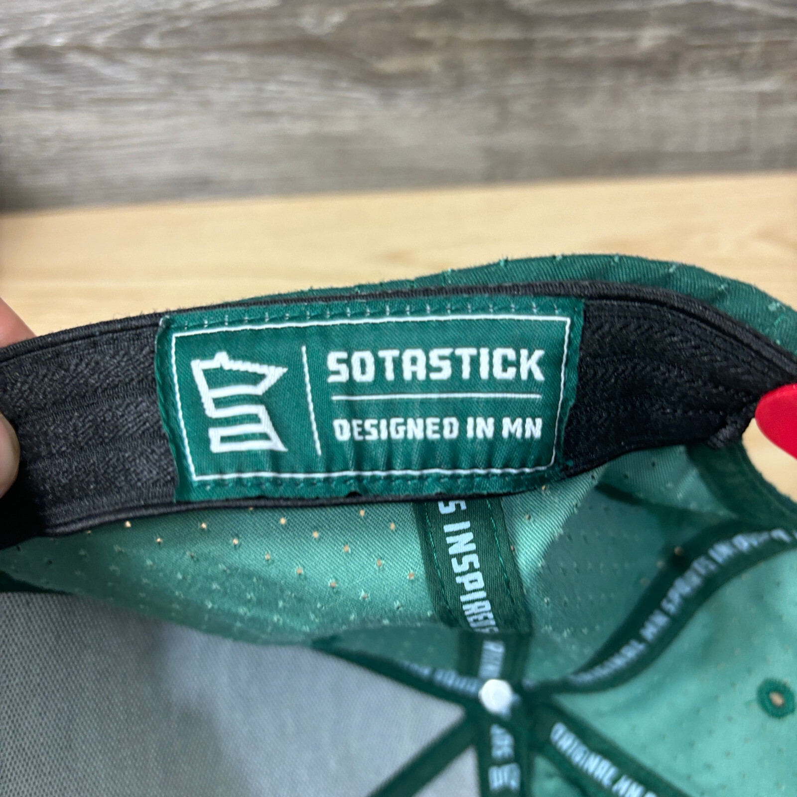 Sotastick Snapback Green Performance Minnesota Go… - image 10