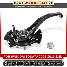 Front Left Steering Knuckle & Wheel Hub Bearing Assy for Hyundai Sonata 08-10