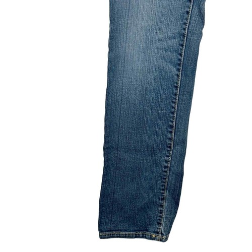 Justice Jeans Girls' Pants Mid-Rise Slim Straight Leg Medium Wash Denim 16.5 - Picture 3 of 9