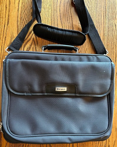 Targus Laptop Brief-Shoulder Bag, 15-Inch Black | Shoulder Strap | Multi compart