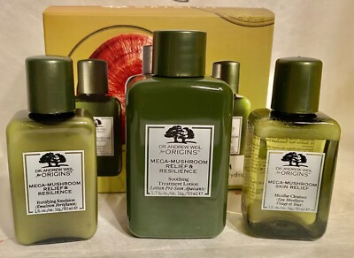 Dr Andrew Weil For Origins  Mega Mushroom Instant Calm  Set  New