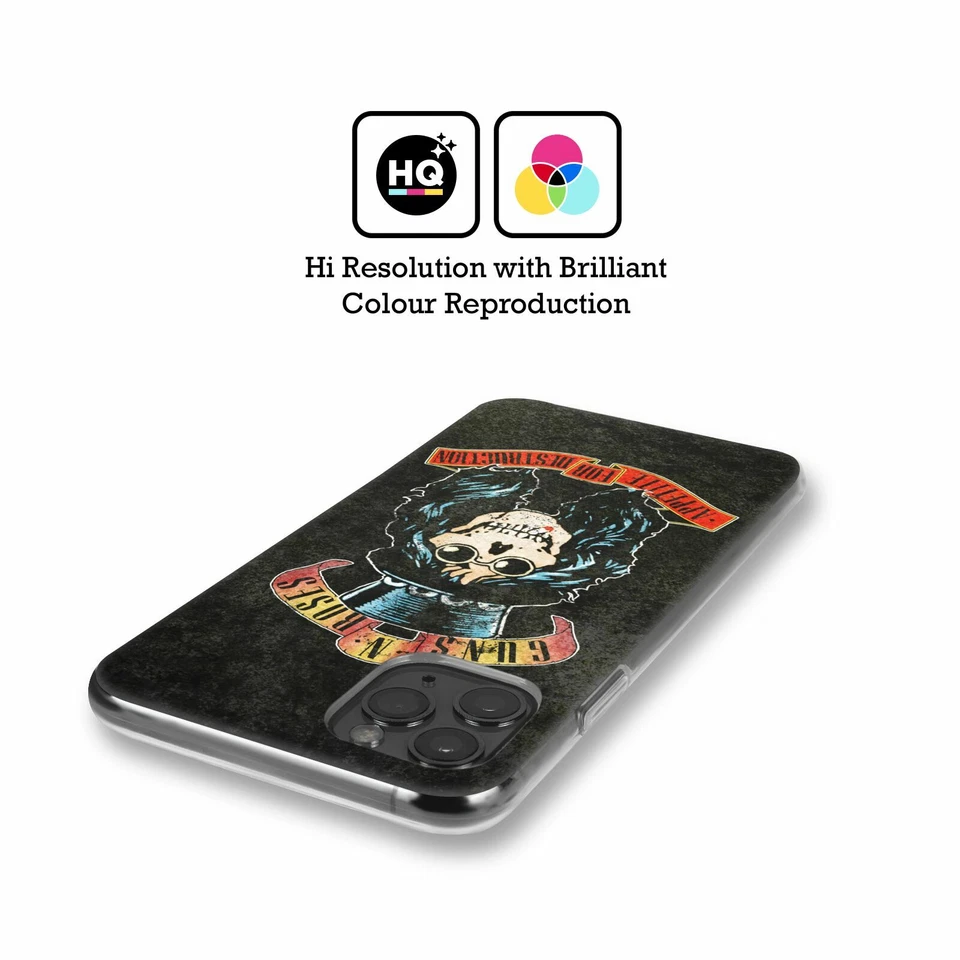 FUNDA DE GEL OFICIAL GUNS N' ROSES VINTAGE PARA TELÉFONOS ALCATEL Foto 2 de 4