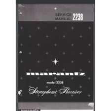 Marantz Model 2238 Stereophonic Receiver Service Manual 47 pages comb bound