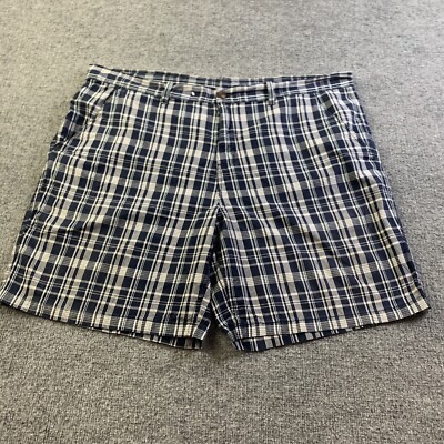 Vintage Faded Glory Plaid Plus Size Shorts Size 46 Mens