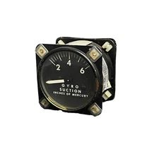 AIRBORNE MFG SUCTION GUAGE MOD 1G10-1 - AS REMOVED