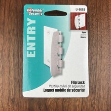 Defender Security U 9888 Flip Action Door Lock, with Anti-Lock Out Screw
