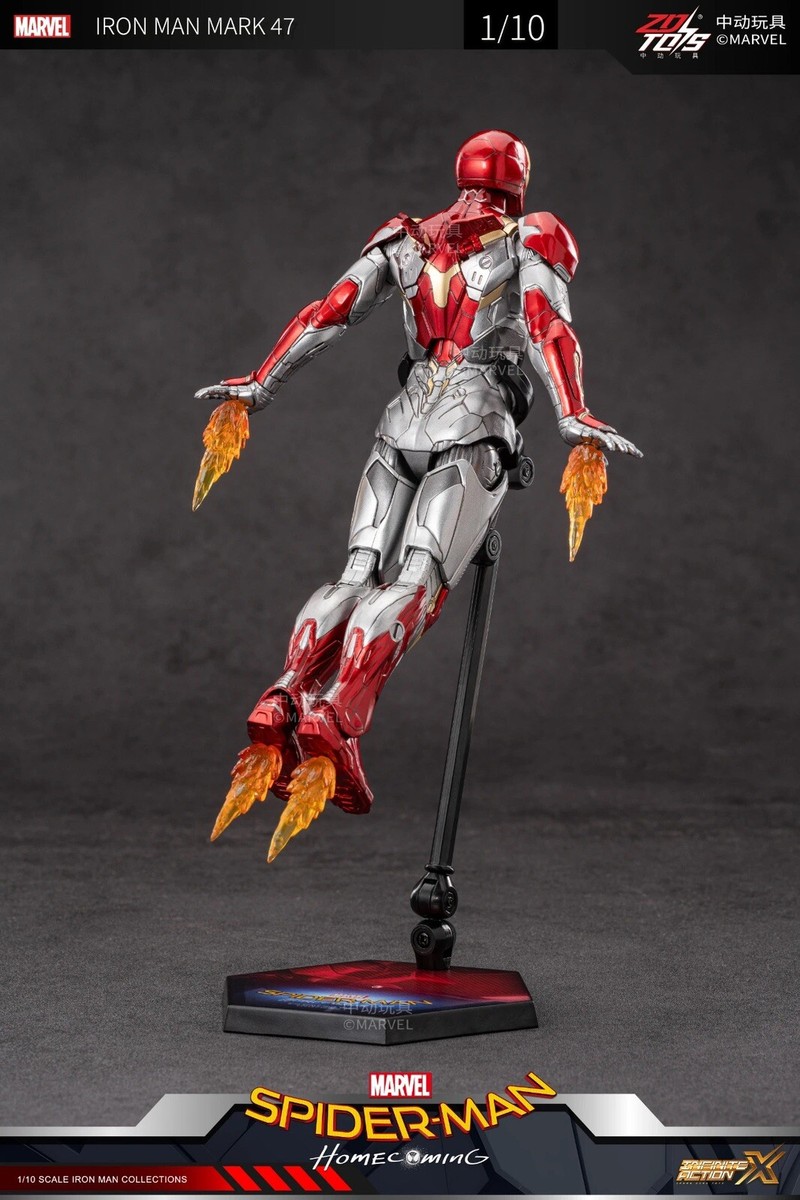 zd toys iron man MARK 47 ULTIMATE ARMOR XLVII spider-man