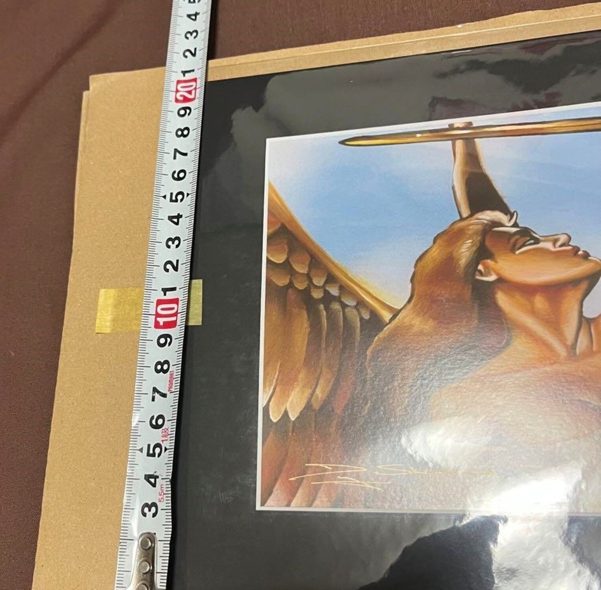 Magic The Gathering Serra Angel Signed By Douglas Shuler