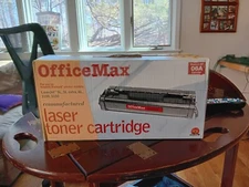 OfficeMax Black Toner Cartridge for HP Printers - Sealed