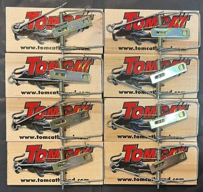 8 Tomcat Mouse Trap Wooden Mouse Trap Lot of 8 ~ GREAT BUY