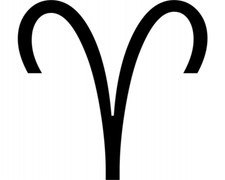 Aufkleber Sternzeichen Widder für Auto