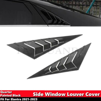 Side Window Louver Cover Air Vent Scoop Quarter FitFor HYUNDAI Elantra 2021-2023