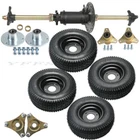 13x5.00-6 Go Kart Tires Rim Rear Shaft/Differential Axle Kits Hub for Drift Quad