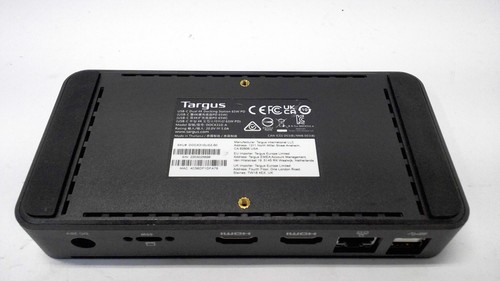 Targus Universal Dock310-A USB-C Dual 4K (DV4K) Docking Station Dock Only - Afbeelding 2 van 2