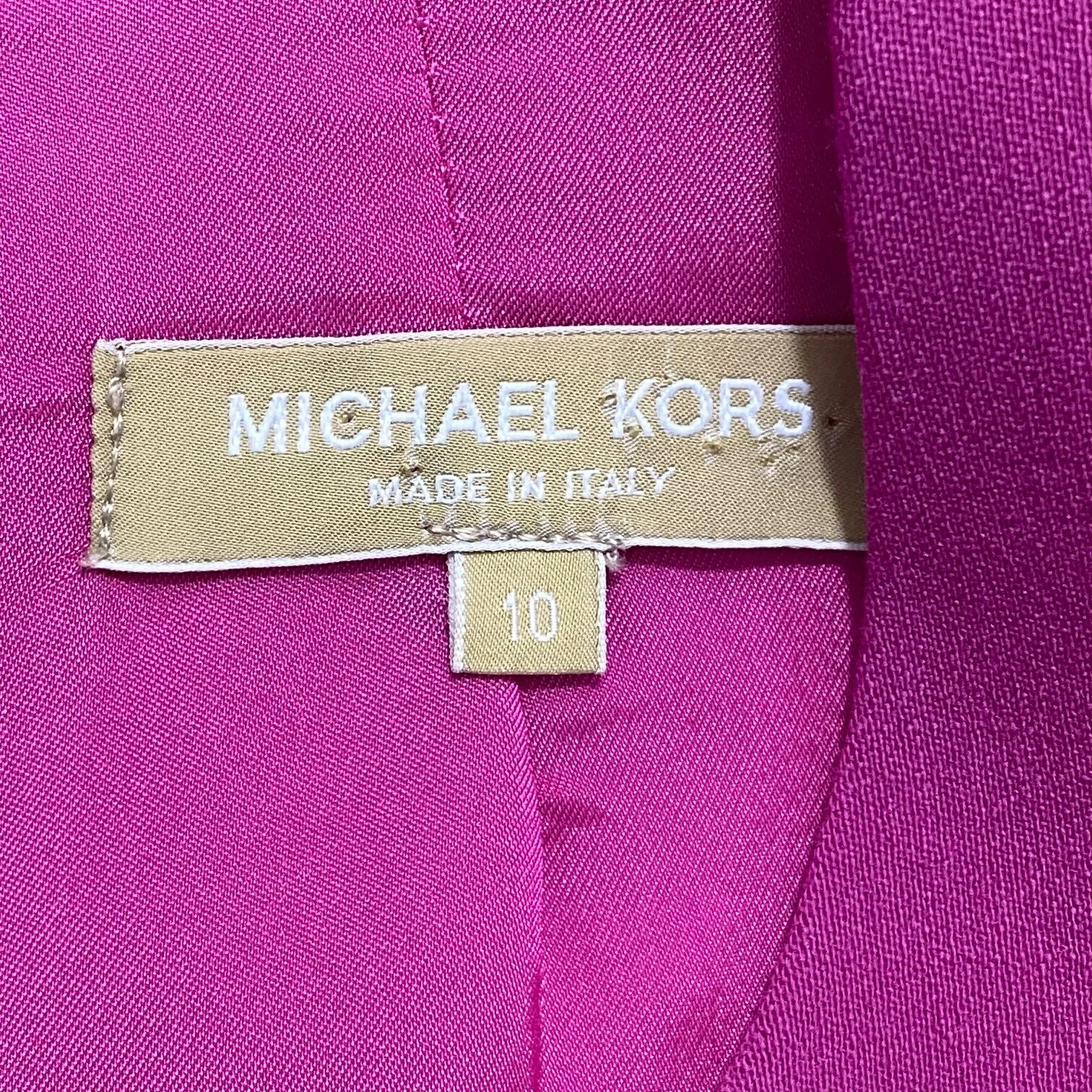 Abito a tubino donna Michael Kors Italia 10 rosa foderato elasticizzato carriera