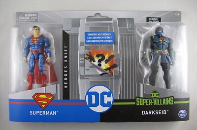 Spin Master DC Heroes Unite Superman Darkseid 2-pack 3 3/4 in Action Fig MISB
