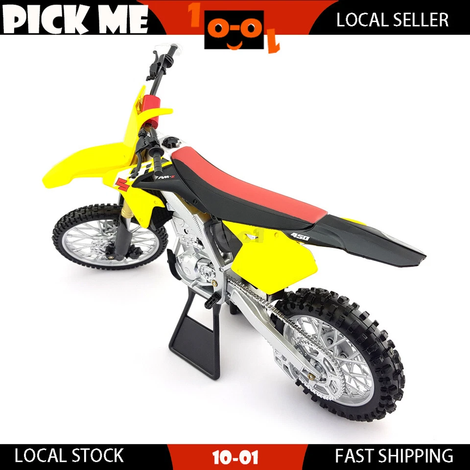 Motorcycle SUZUKI RM-Z450 2014 scale 1:6 model bike diecast bike toy bike car - Image 3 of 4