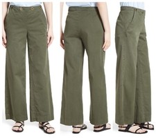 NEW  285 Theory Namid TS Washed Chinos Pants Myrtle Green SZ 0  e571