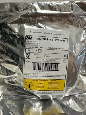 10 x Pack 25 Disques fibre 3M™ Cubitron II 987C, 125mm x 22mm, 80+ (250 Disques)