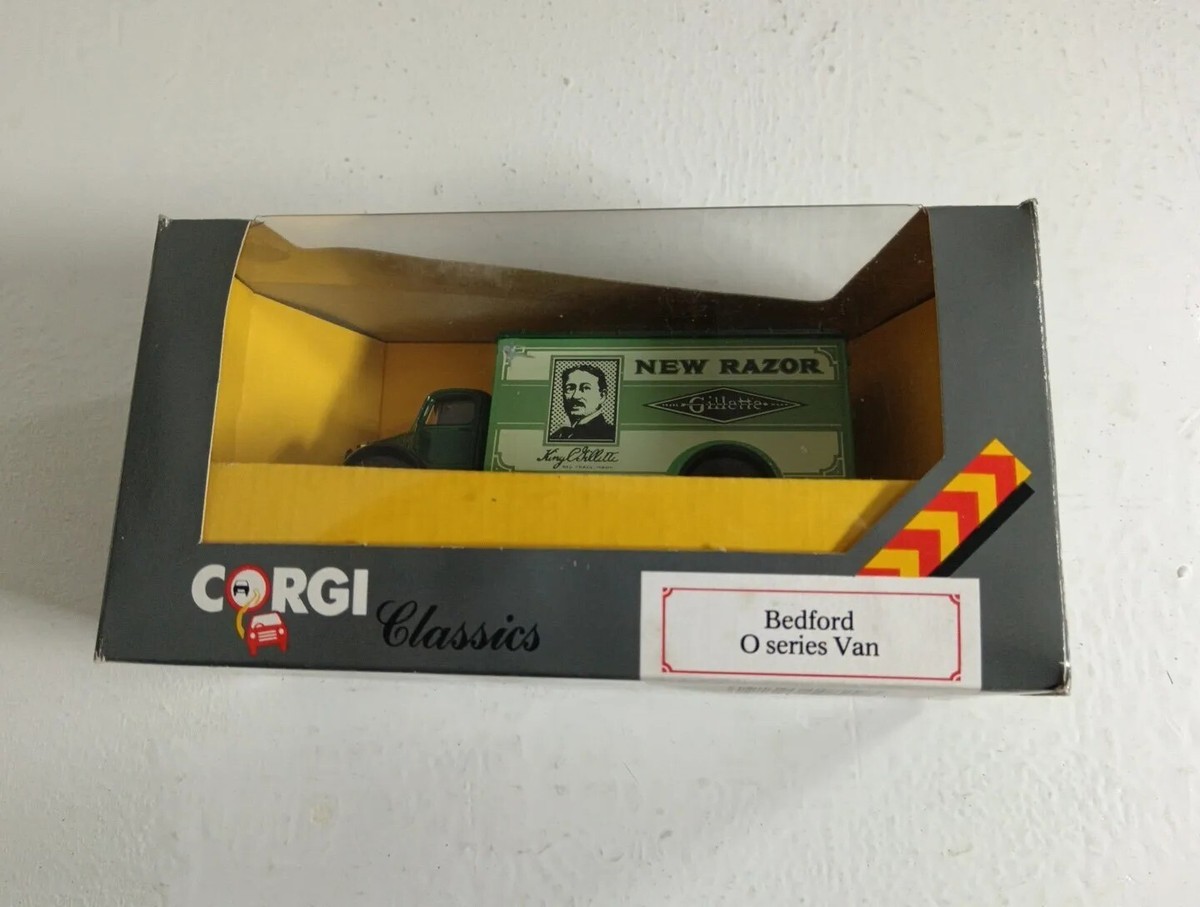 Corgi Toys - Camionnette New Razor Gillette - 14 Cm - Vert Métallisé - Vintage