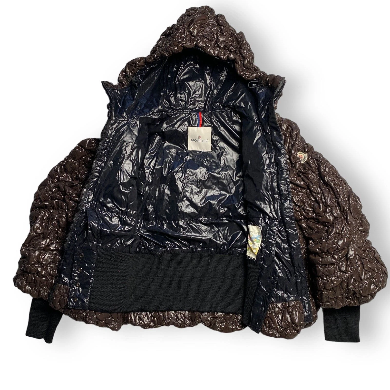 MONCLER SUNBURY RARO piumino vintage marrone donna taglia M