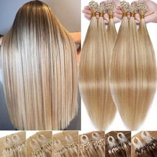Microlink Hair Extensions Micro Loop Beads Remy Human Hair Full Head 200G THICK