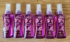 (6) Body Fantasies Body Spray Japanese Cherry Blossom 1.7 fl oz 50 mL