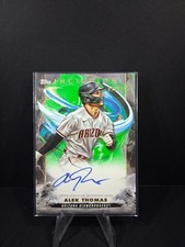 2023 Topps Inception Alek Thomas Auto Green /125 SP Autograph Signature