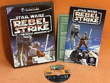 Star Wars Rebel Strike Rogue Squadron III Nintendo GameCube Complete REG Card!!