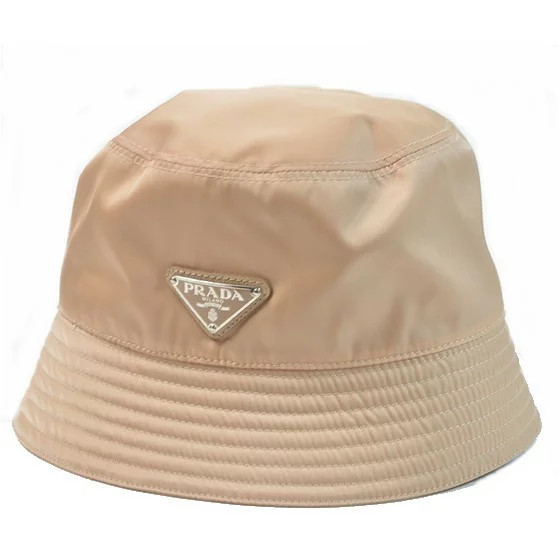 Prada bucket hat pink beige nylon S size Inner circumference  display picture 1