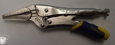 Irwin 6LN 6'' Fast Release Long Reach Locking Pliers Blue Handle BULK