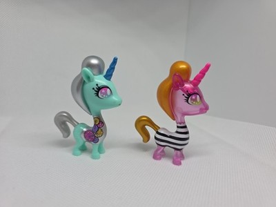 2 Uni-Verse Unicorn Blind Bag Figures Scentsational Sasha & Wind Up Wonder RARE 