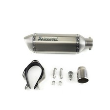 Slip-on 51mm Universal Motorcycle Exhaust Muffler Pipe With Db Killer Silencer